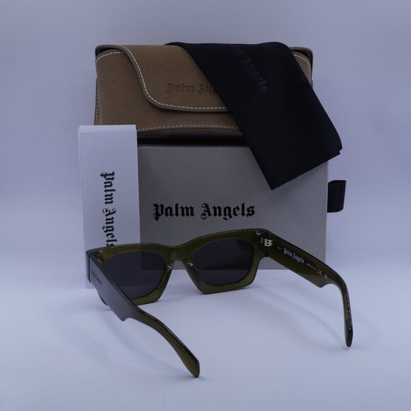Palm Angels PERI089 BODIE 5907 Square Sunglasses - Light Green/Dark Grey - Picture 5 of 9